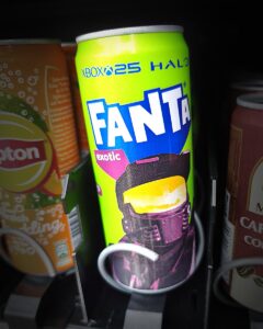 Fanta Exotic im Dorfkiosk-Automaten in Pfaffenweiler