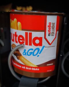 Nutella & GO im Dorfkiosk-Automaten in Pfaffenweiler