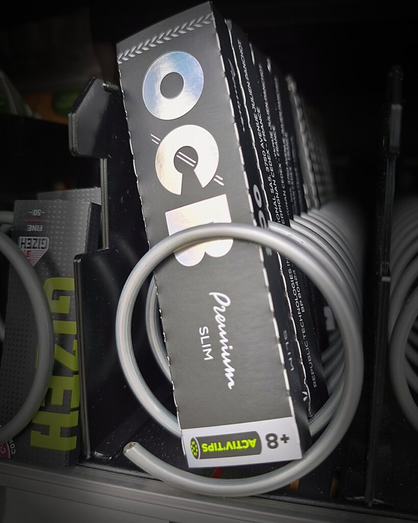 OCB Longpapes + Aktivfilter im Dorfkiosk-Automaten in Pfaffenweiler