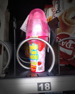 Spin Ice Candy im Dorfkiosk-Automaten in Pfaffenweiler